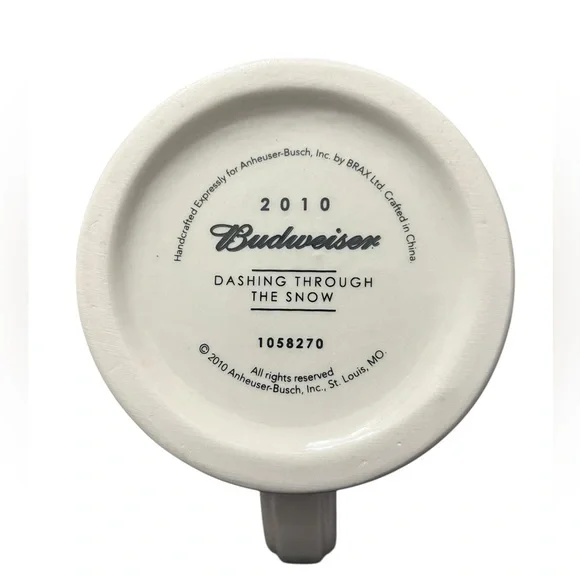 Budweiser Holiday Collectible Stein 2010 - Picture 10 of 12
